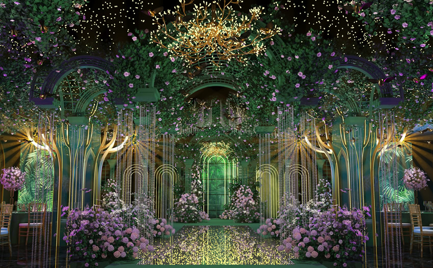 岚山奇妙森林婚礼堂效果展示